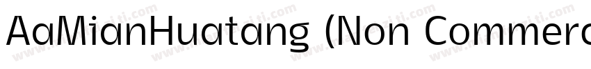 AaMianHuatang (Non Commercial Use)字体转换